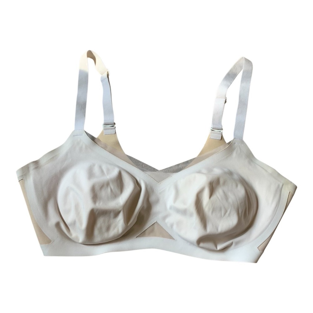 Honeylove‎ CrossOver Wireless Bra Nude Beige Tan Size 1X 40C 40D